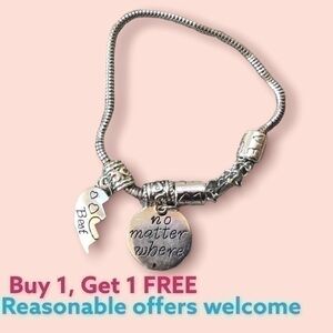 💋 Charm bracelet Best friends BFF